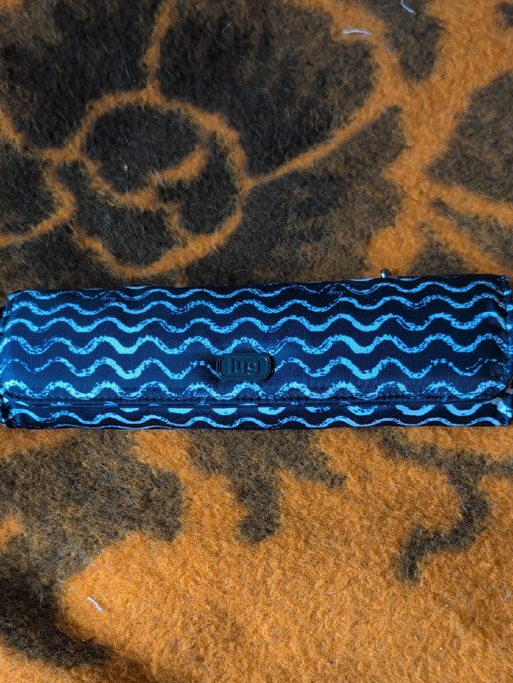 Lug Blue Wave Pattern Travel Medication Dosette
